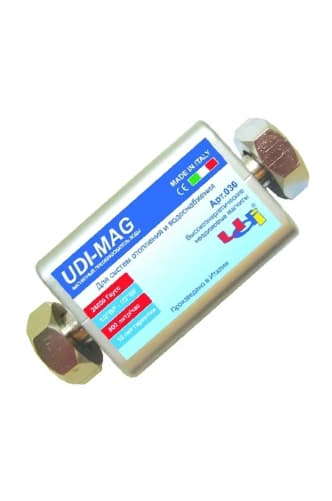 Магнитный преобразователь воды UDI-MAG MEGAMAX 1/2"-1/2"