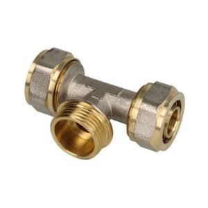 Тройник Ø 32x1 1/4x32 Ц/Ш/Ц для металлопластиковых труб
