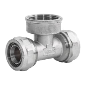 Тройник Ø 32x1 1/4x32 Ц/Г/Ц для металлопластиковых труб